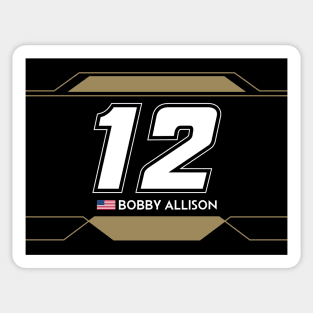 Bobby Allison #12 NASCAR Design Sticker